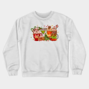 Christmas Latte Funny 2023 Crewneck Sweatshirt